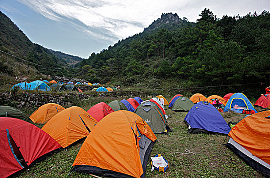露营地,帐篷