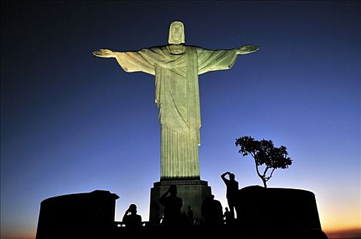 夜晚,里约热内卢,巴西,南美