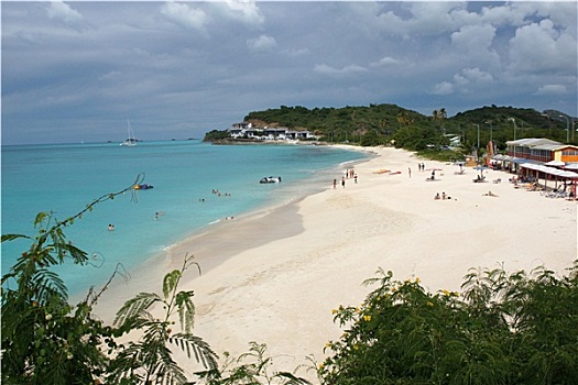 海滩,安提瓜岛,巴布达岛