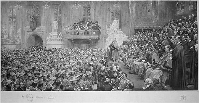 城市,皇家,志愿者,市政厅,伦敦,19世纪,艺术家,弗雷德里克,熏肉