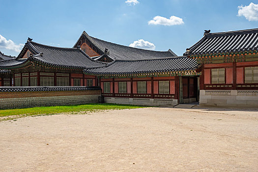 韩国首尔景福宫宫殿景观