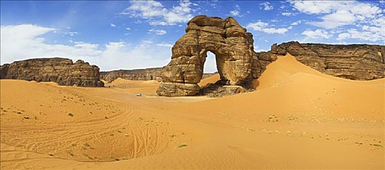 岩石构造,阿卡库斯,利比亚