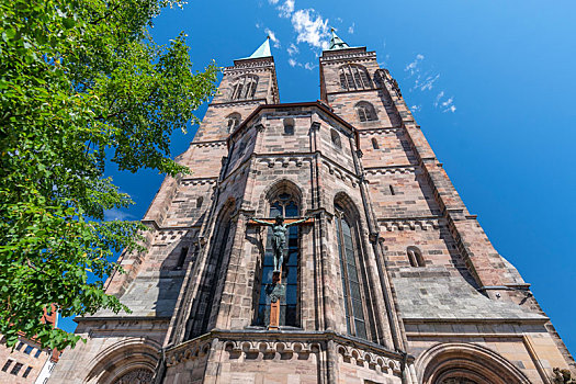 教堂,中世纪,纽伦堡,德国