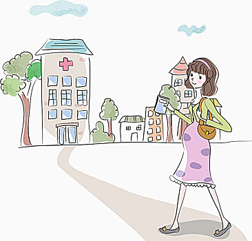 孕婦,醫院