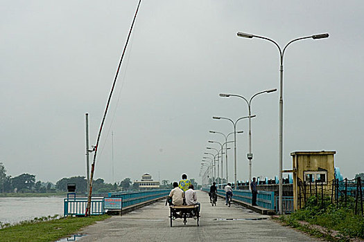 坝,拦河坝,孟加拉,九月,2007年