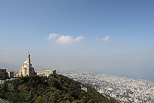 黎巴嫩贝鲁特圣母山教堂