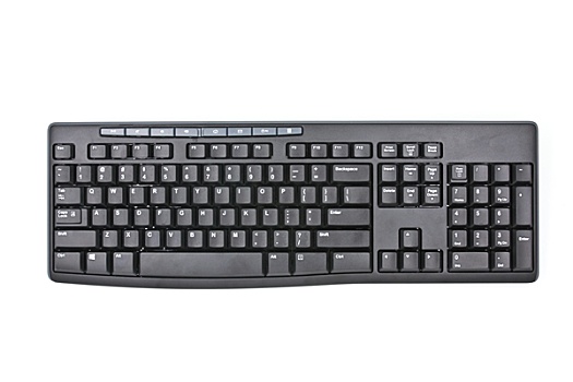 电脑键盘,隔绝,白色背景,背景