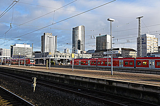 车站,多特蒙德,北莱茵威斯特伐利亚,德国,欧洲