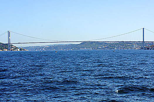 土耳其伊斯坦布尔,博斯普鲁斯海峡新桥