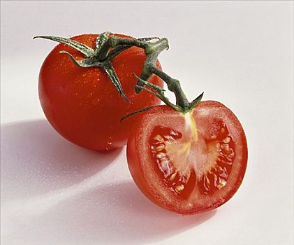 一半,西红柿,品种,优雅