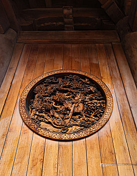 上海静安寺木雕