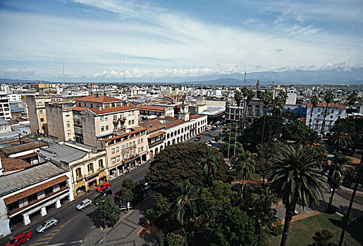 俯拍,城市,阿根廷