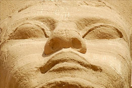 拉美西斯,雕塑,阿布辛贝尔神庙,埃及,北非