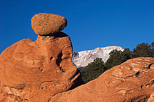 岩石构造,日出,国家地标,科罗拉多,春天,美国