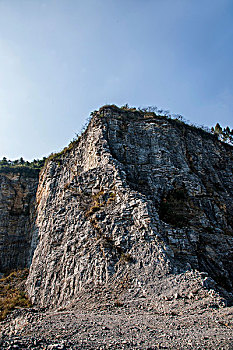 重庆渝北区矿山公园岩石