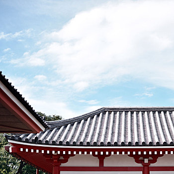 日本浅草寺的建筑细节