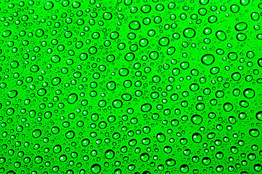水滴,绿色