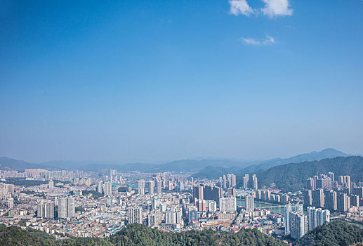 浏阳城市全景