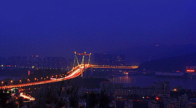 厦门海沧大桥夜景