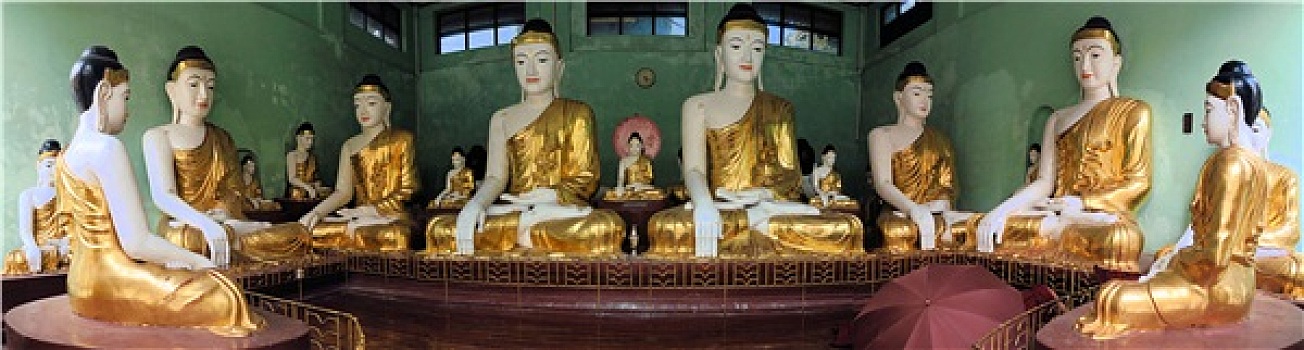 佛像,大金寺,仰光,缅甸