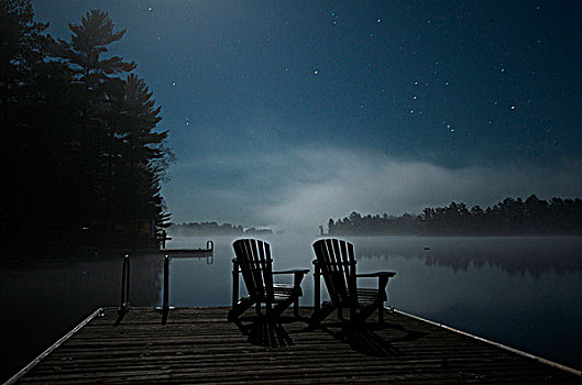 宽木躺椅,湖,安大略省