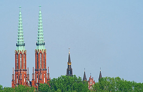 塔,教堂,华沙