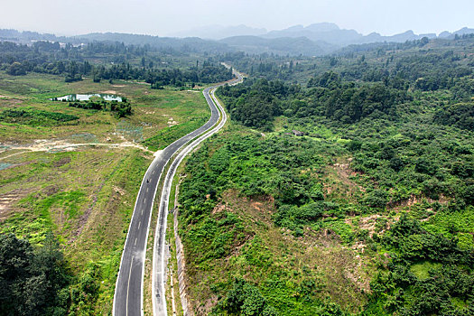 美丽的四川盘山公路