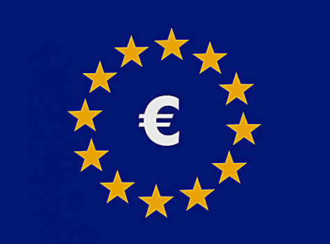 欧元符号,星,欧盟,欧洲,货币同盟