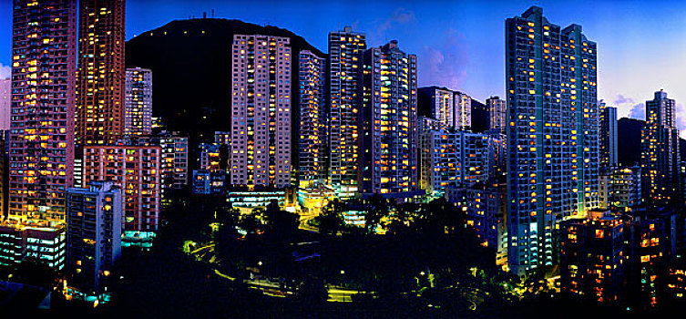 香港回归十周年图片展览－香港夜景