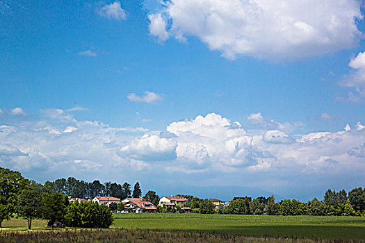 意大利波河平原田园风光