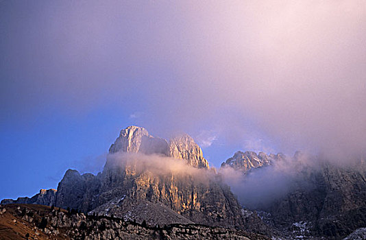 多,白云岩,意大利,阿尔卑斯山