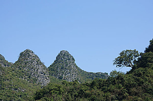 桂林喀斯特山景