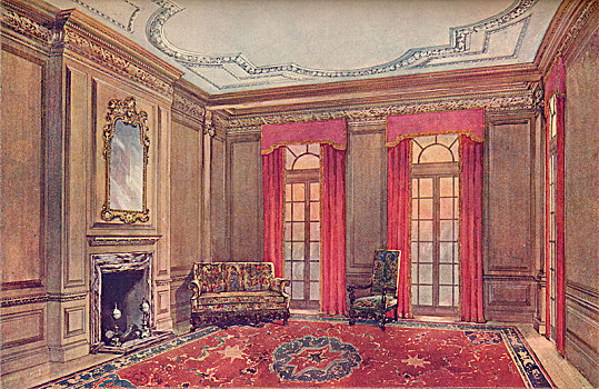 皇后,室内,伊丽莎白时代,椅子,18世纪,艺术家,未知