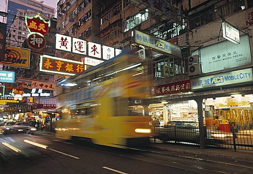 有轨电车,铜锣湾,香港,中国