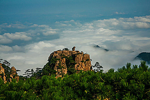 黄山猴子观海景区