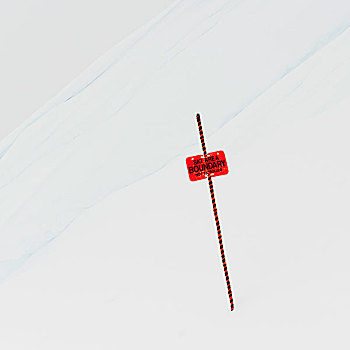 滑雪区,分界线,签到,雪,惠斯勒,不列颠哥伦比亚省,加拿大