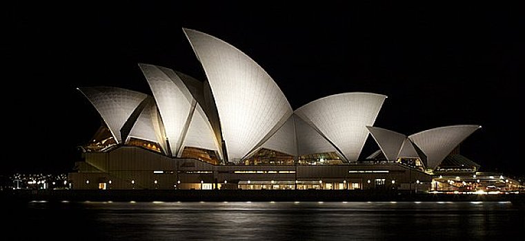 悉尼歌剧院,夜晚,悉尼,澳大利亚