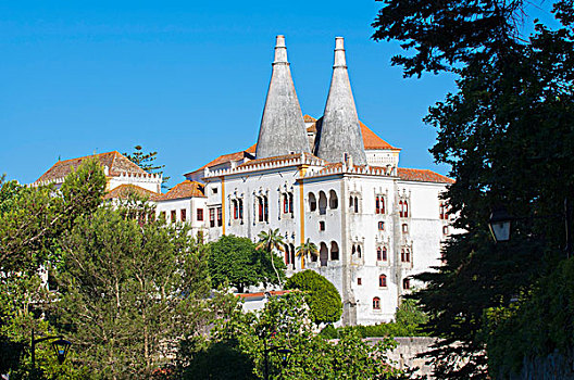 国会大楼,辛特拉,世界遗产,里斯本,葡萄牙,欧洲