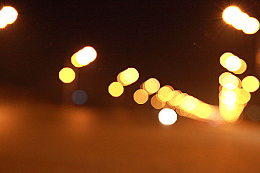 城市夜景灯光
