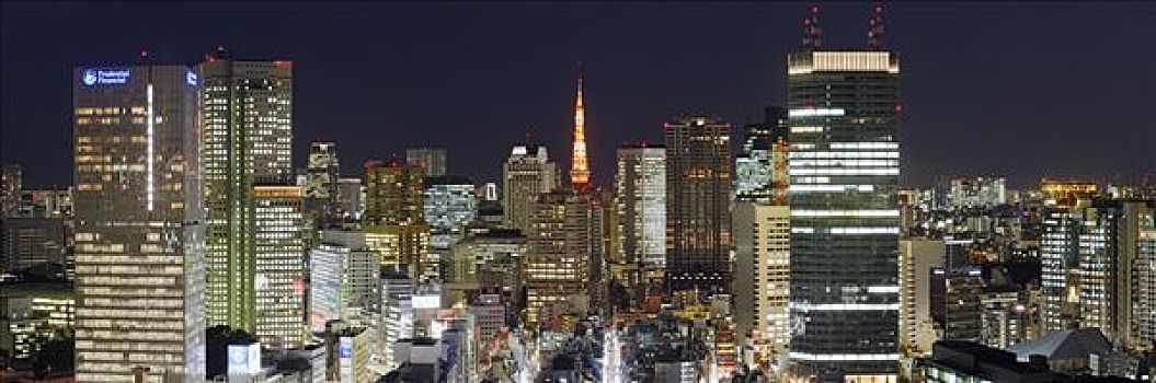 城市天际线,东京,日本