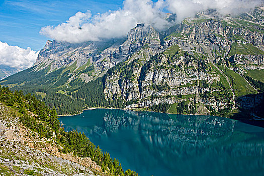湖,联合国教科文组织,世界自然遗产,场所,阿尔卑斯山,伯恩高地,伯恩,瑞士,欧洲