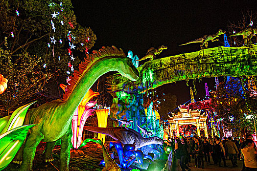 第十九届自贡国际恐龙灯会,侏罗纪探秘,主景区