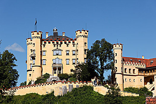 城堡,士瓦本,巴伐利亚,德国,欧洲