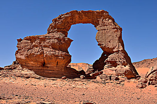 拱形,区域,世界遗产,国家公园,撒哈拉沙漠,阿尔及利亚,非洲