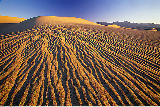 俯视,沙漠,死亡谷国家公园,内华达,美国