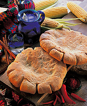 酵母面包,墨西哥,烹饪
