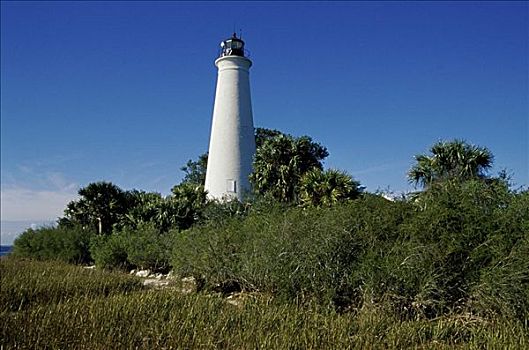 灯塔,国家野生动植物保护区,佛罗里达,美国