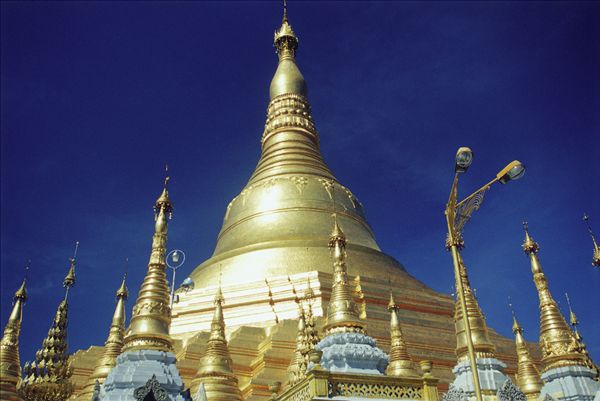 缅甸,仰光,大金塔