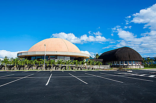 议会,房子,乌波卢岛,萨摩亚群岛,南太平洋