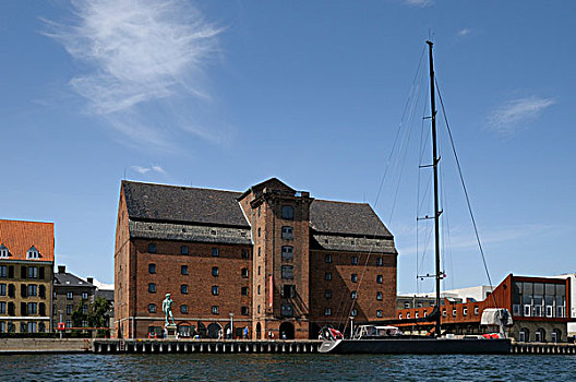 港口,哥本哈根,丹麦,斯堪的纳维亚,欧洲